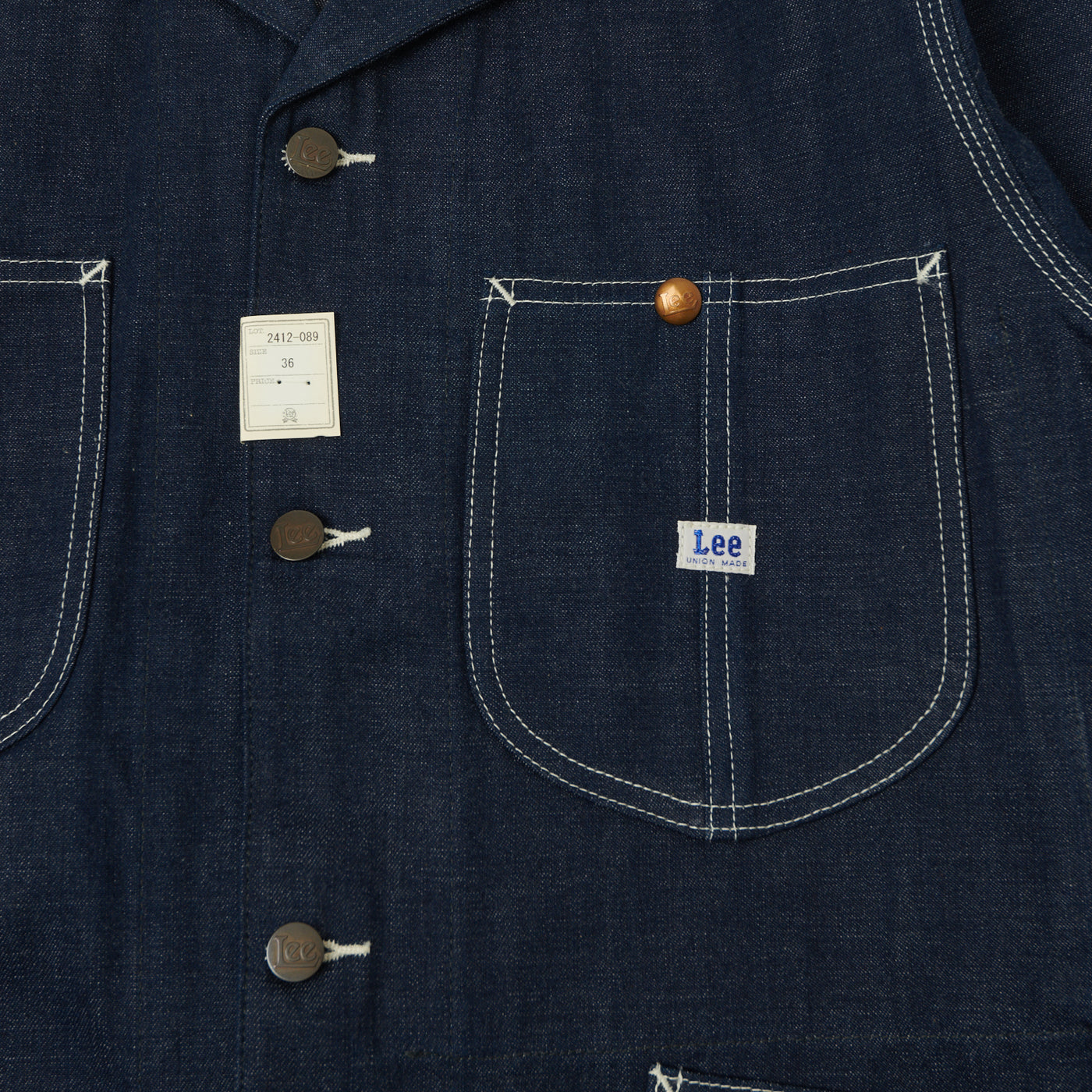 Lee Archives 1949 'Loco' Denim Coverall Jacket Raw SON OF A STAG