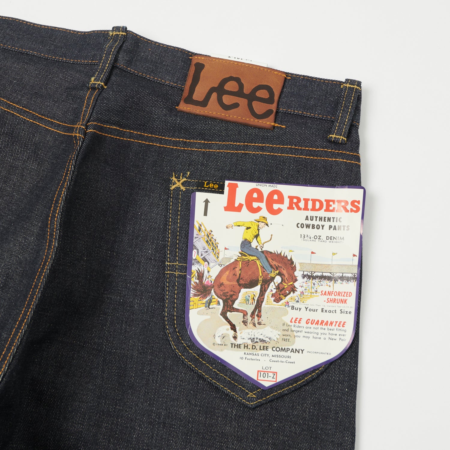 Lee Archives 1952 'Riders' 101Z Regular Straight Jean - Raw