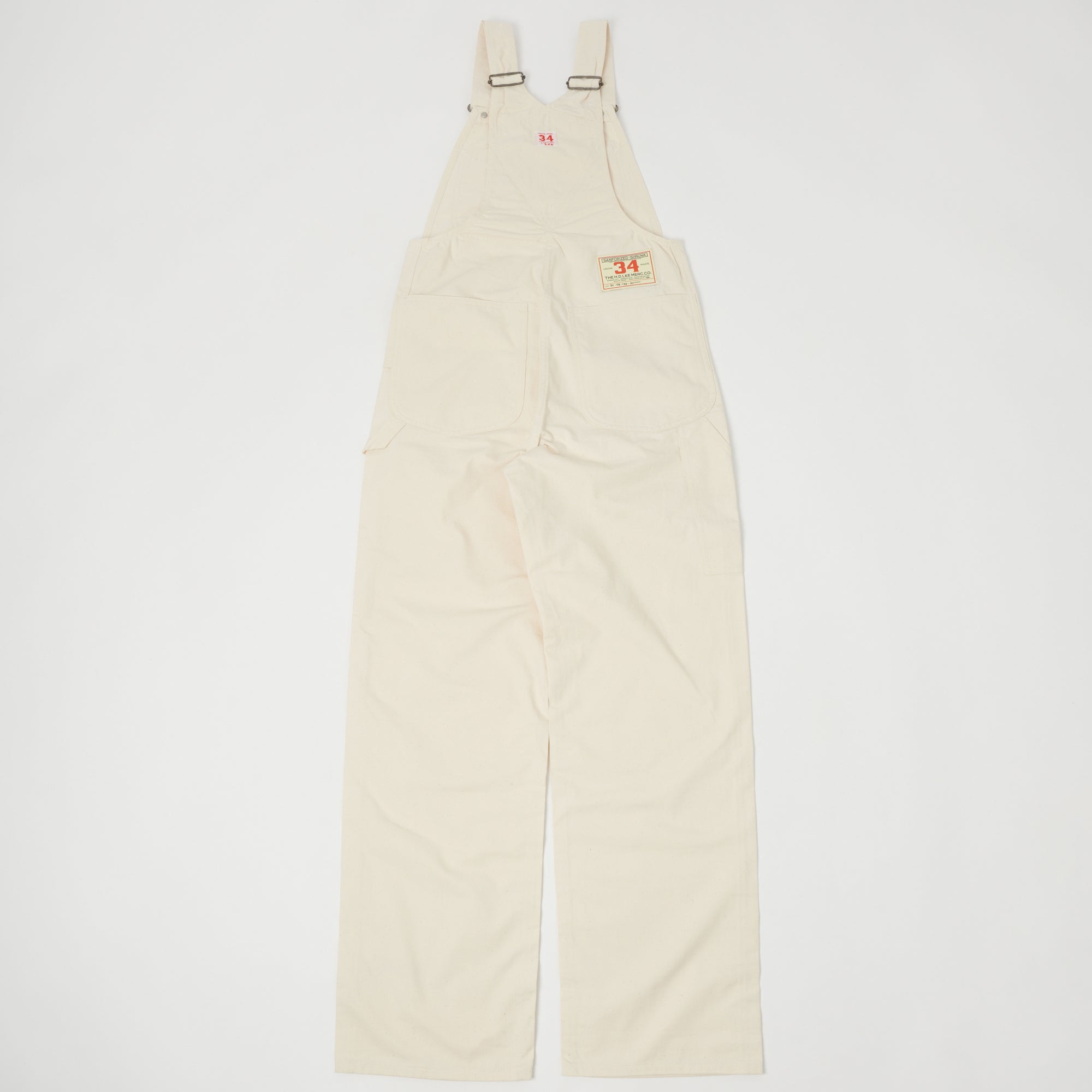 Lee Archives WWII Bib Overall - Ecru Raw
