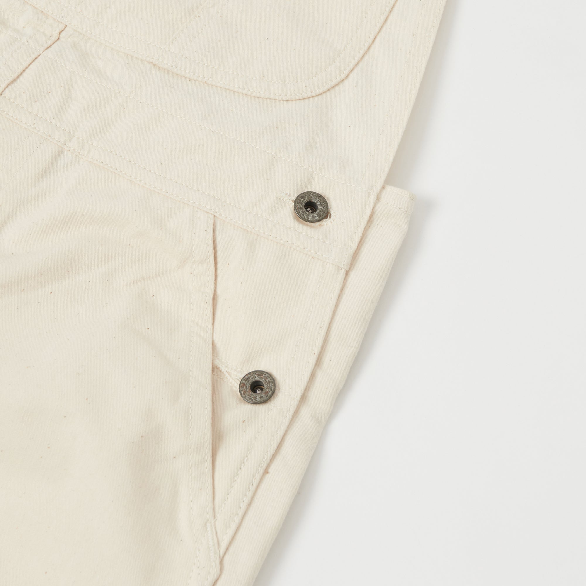 Lee Archives WWII Bib Overall - Ecru Raw