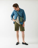 Freewheelers 'Garage Crew' Work Short - Olive