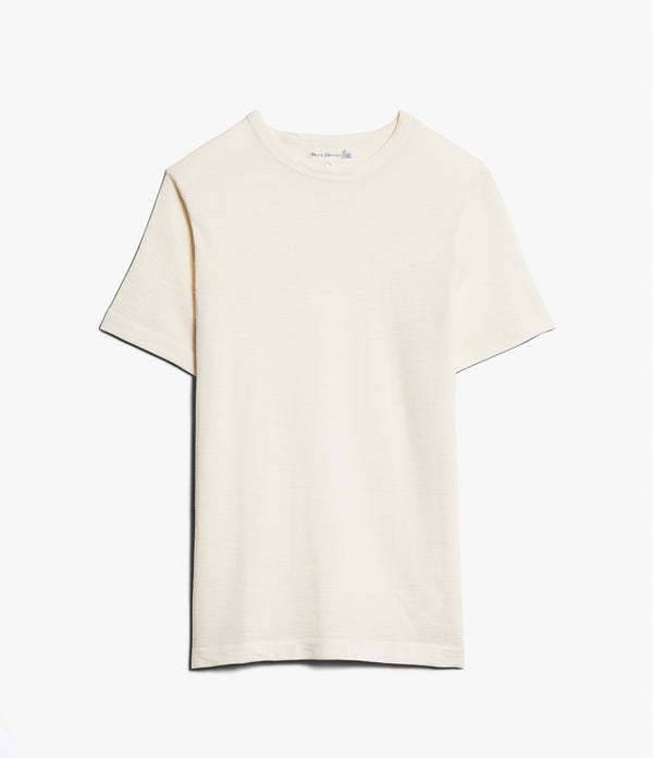 Merz b. Schwanen 2W15 Classic Crew Neck Tee - Nature