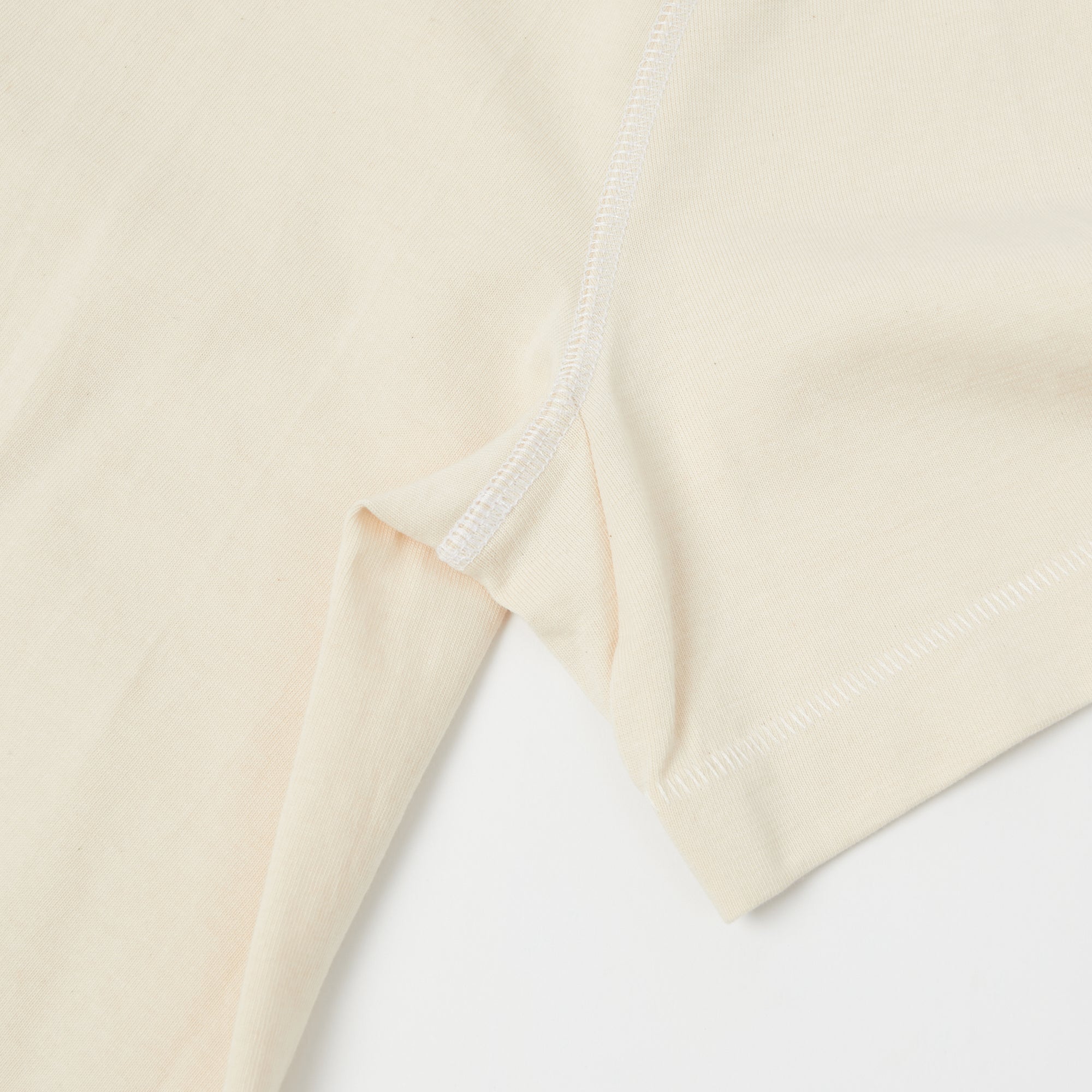 Merz b. Schwanen 204SL Short Sleeve Henley - Nature