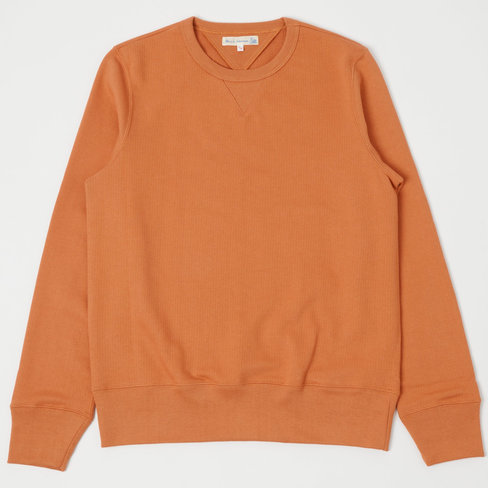 Merz b. Schwanen 346 Crew Neck Sweatshirt - Sunset