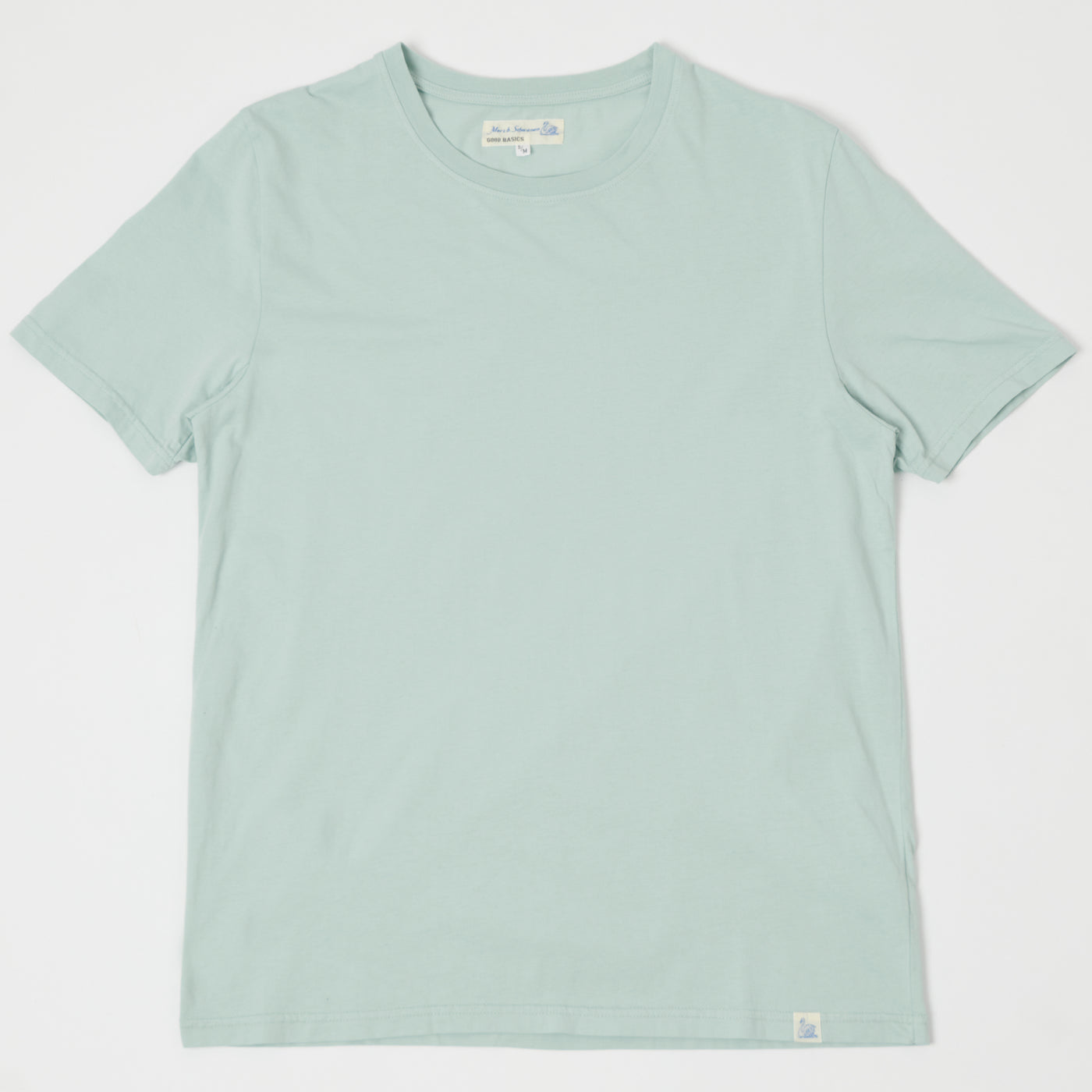 Merz b. Schwanen 'Good Basics' Vintage Wash T-Shirt - Ice