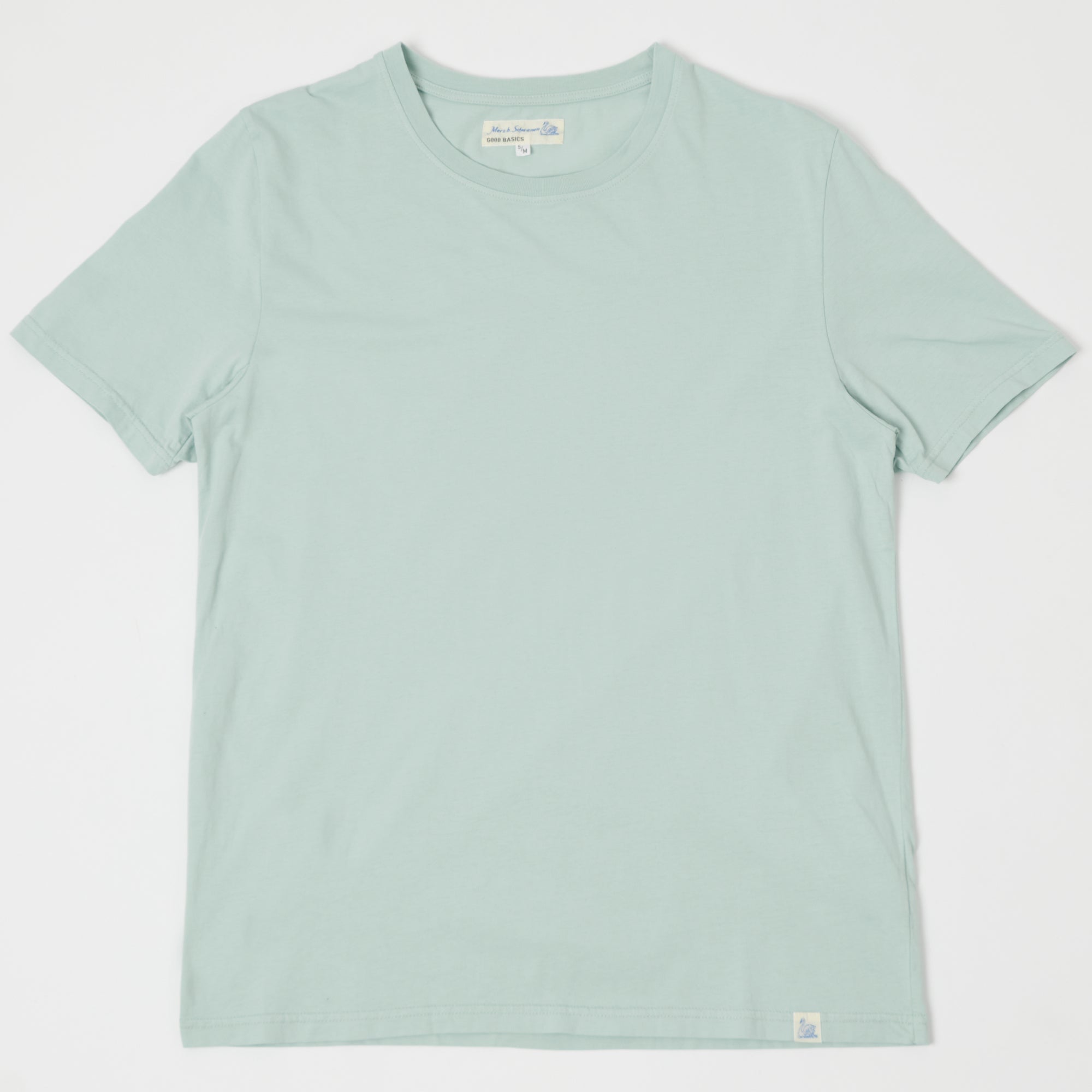 Merz b. Schwanen 'Good Basics' Vintage Wash T-Shirt - Ice