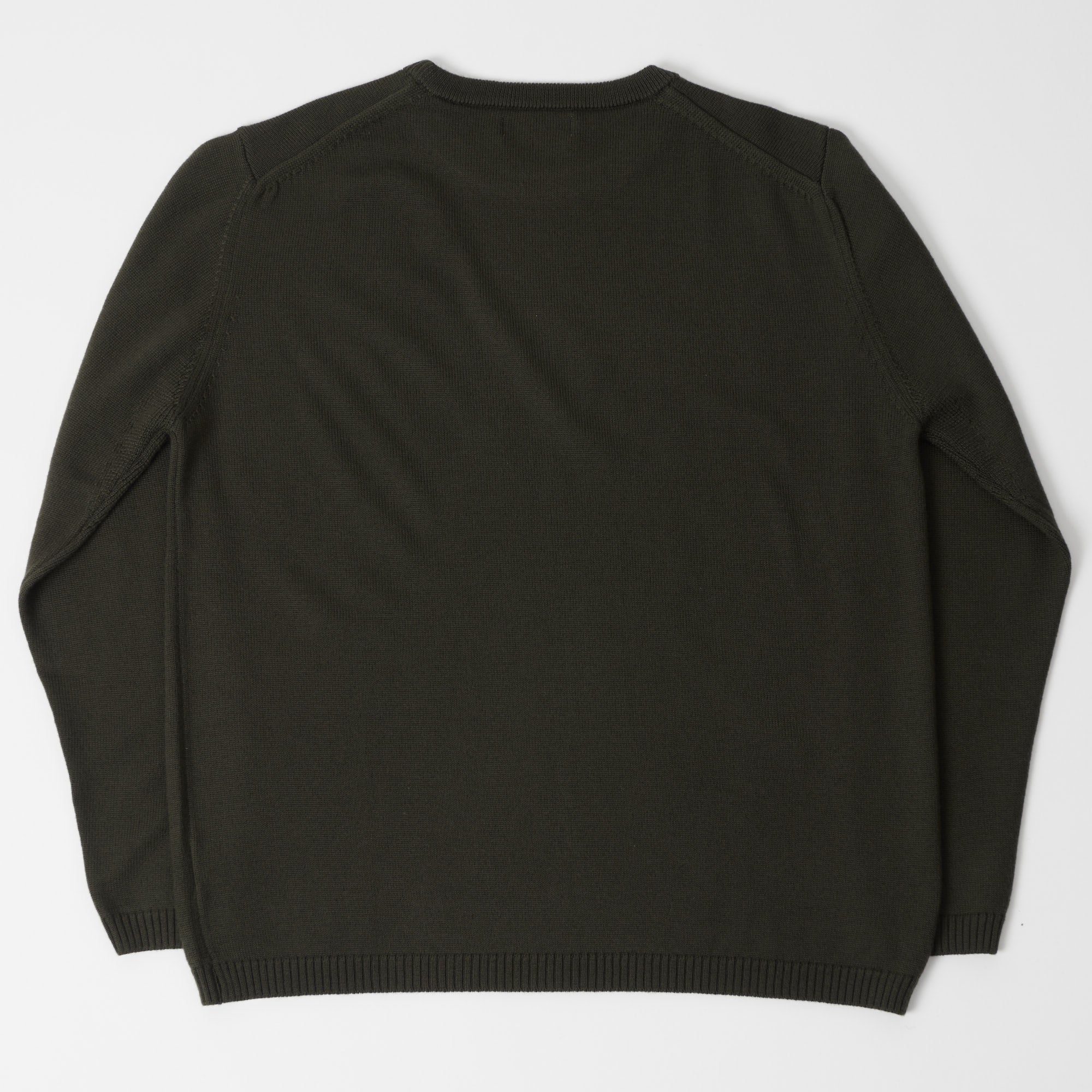 Merz b. Schwanen 'Good Basics' Oversized Merino Pullover - Army