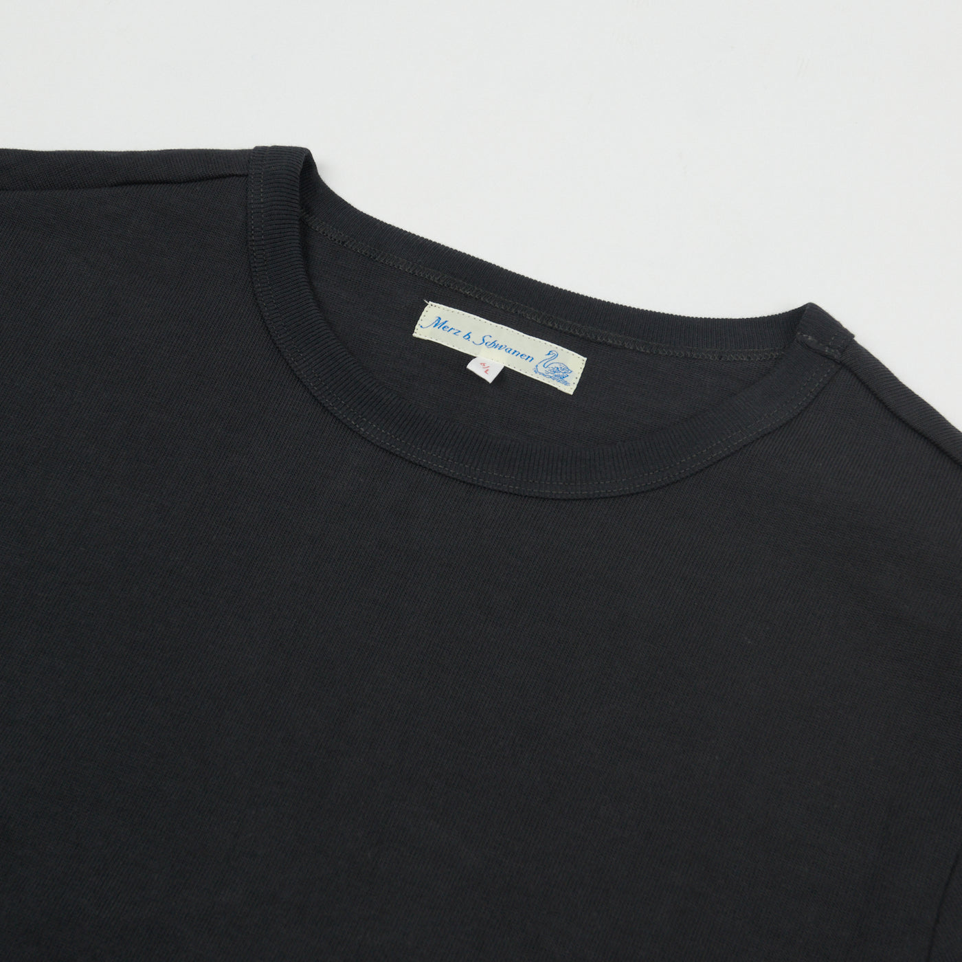 Merz b. Schwanen 2S18 Heavyweight Long Sleeve T-Shirt - Charcoal