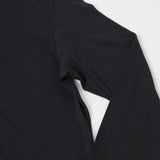 Merz b. Schwanen 102 Loopwheel Henley Shirt - Charcoal