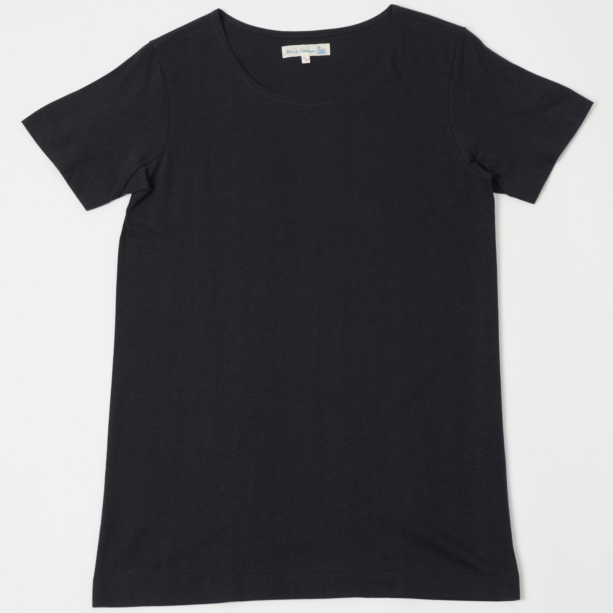 Merz b. Schwanen 114 Lightweight 1920s T-Shirt  - Charcoal
