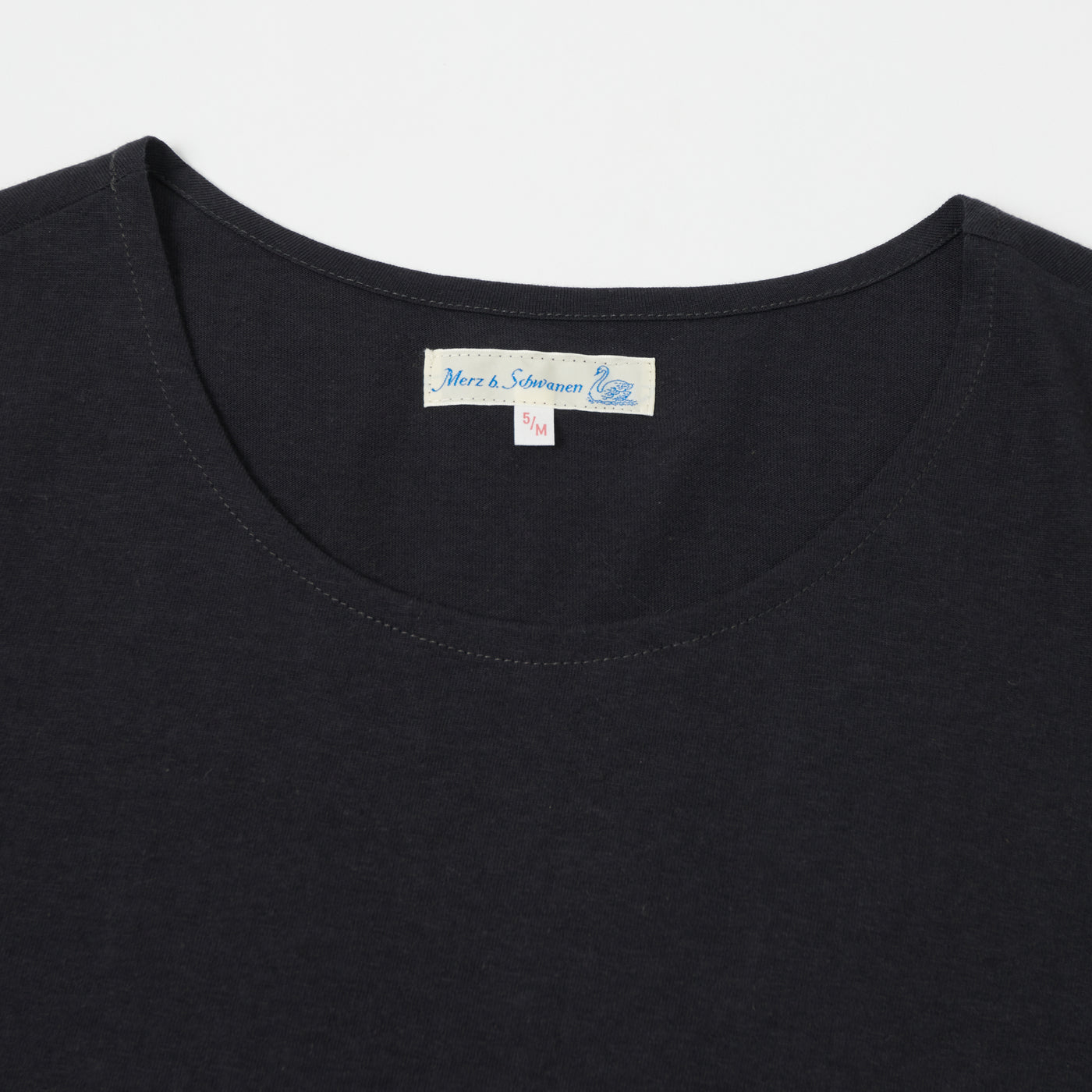 Merz b. Schwanen 114 Lightweight 1920s T-Shirt  - Charcoal