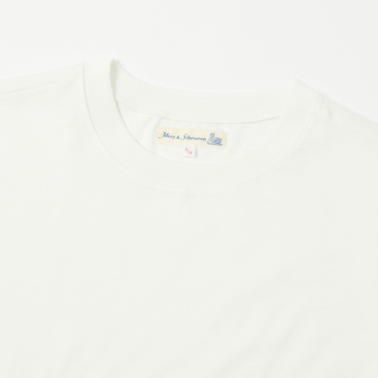Merz b. Schwanen 1940s Relaxed Lightweight T-Shirt - White