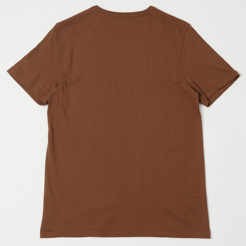 Merz b. Schwanen 1950s Crew Neck Tee - Tan