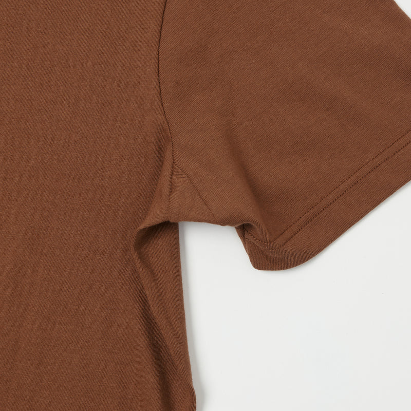 Merz b. Schwanen 1950s Crew Neck Tee - Tan