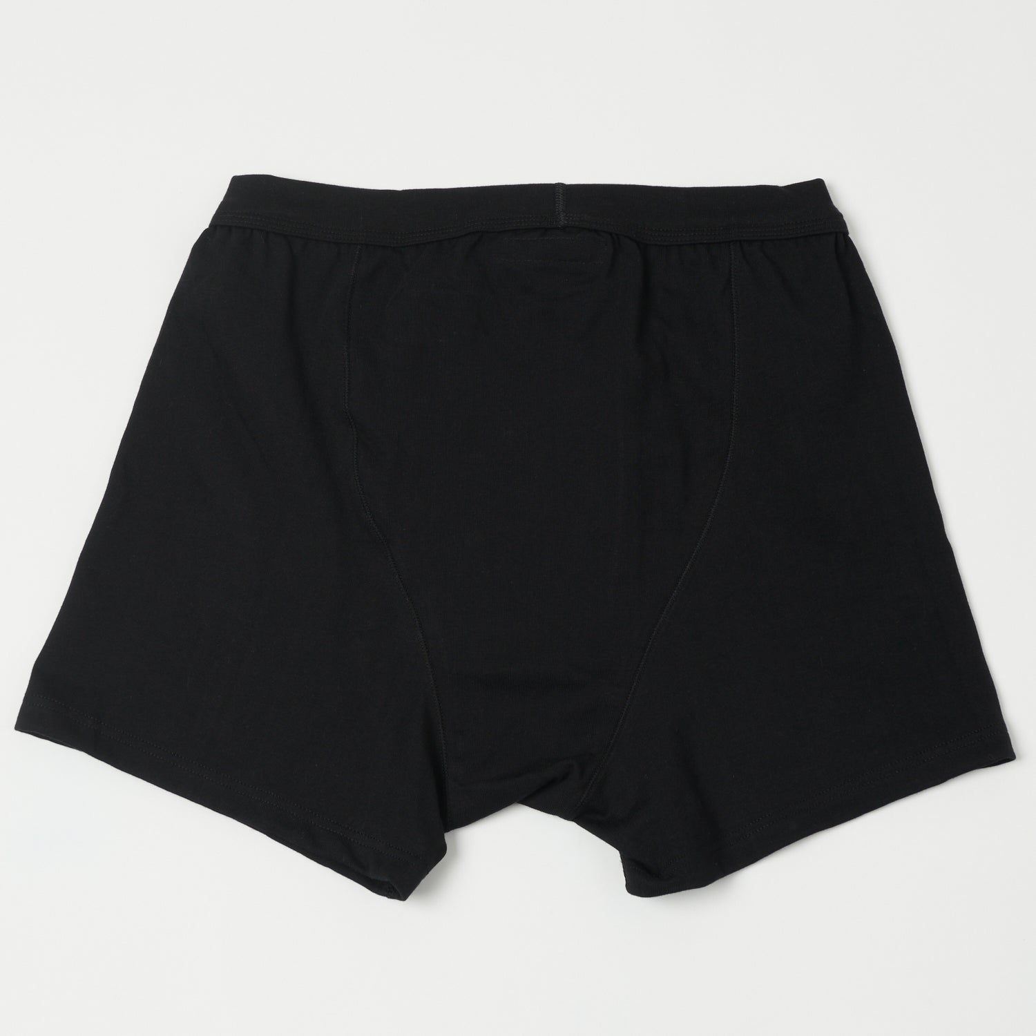 Merz b. Schwanen 255 Button Fly Boxer Brief - Deep Black