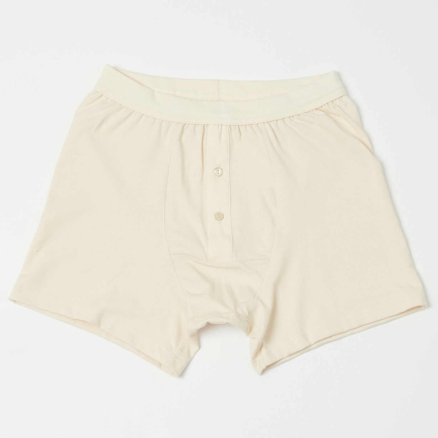 Merz b. Schwanen 255 Button Fly Boxer Brief - Nature