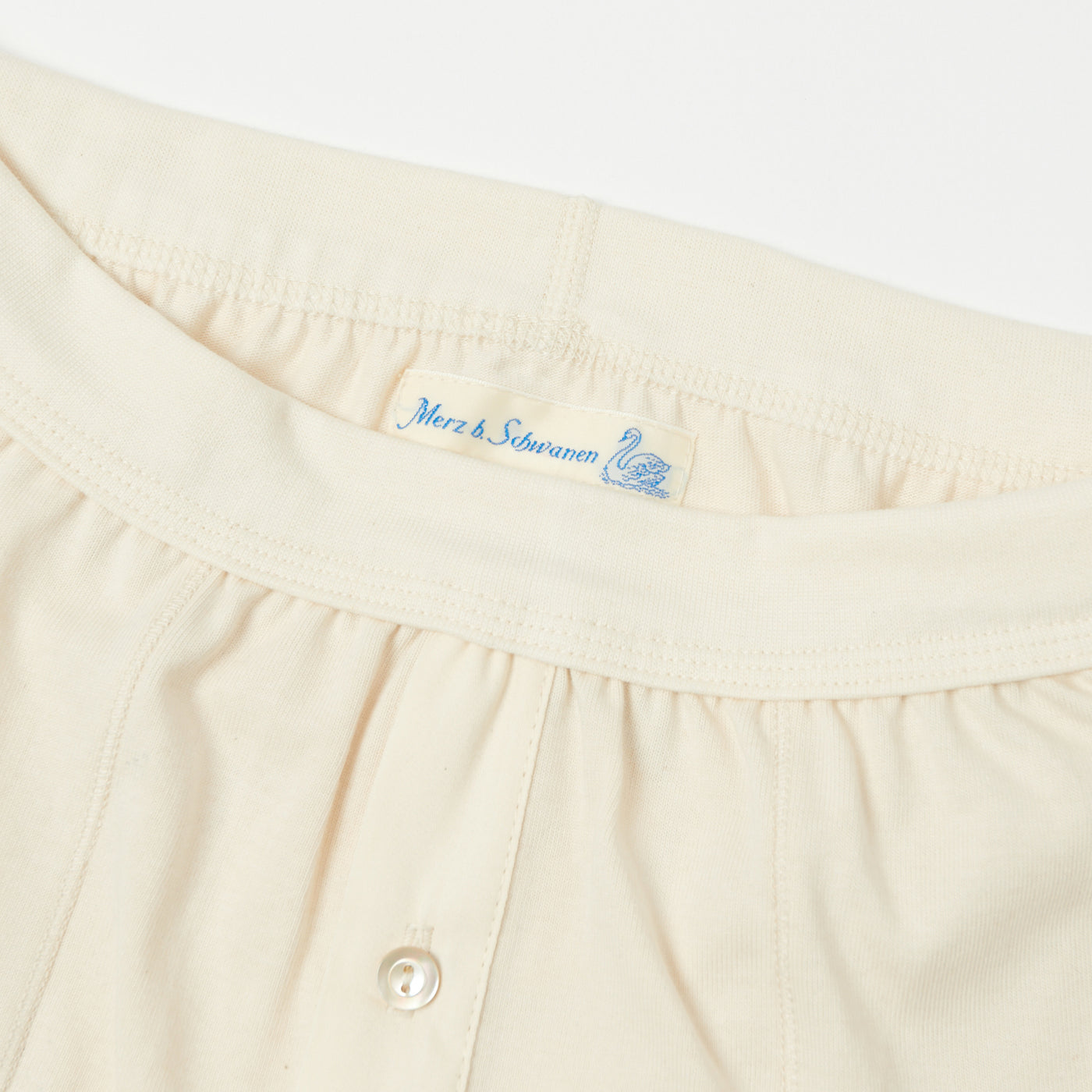 Merz b. Schwanen 255 Button Fly Boxer Brief - Nature