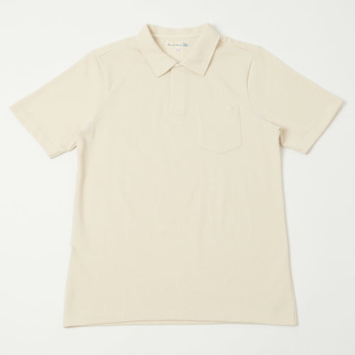 Merz b. Schwanen 2PKPL Pocket Polo Shirt - Nature