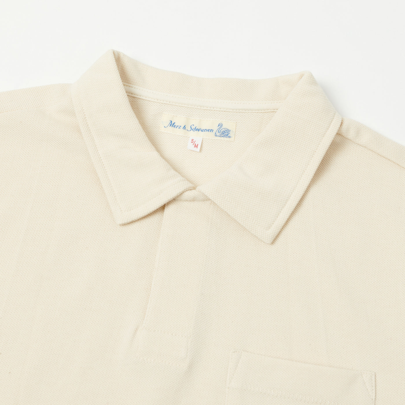 Merz b. Schwanen 2PKPL Pocket Polo Shirt - Nature