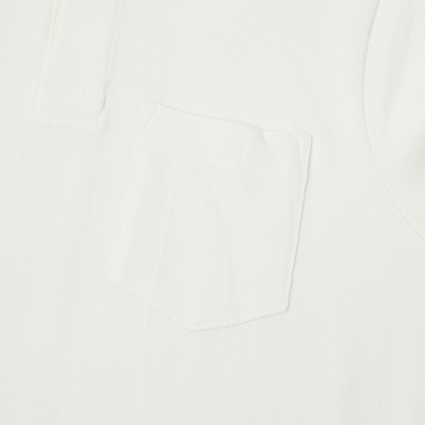 Merz b. Schwanen 2PKPL Pocket Polo Shirt - White