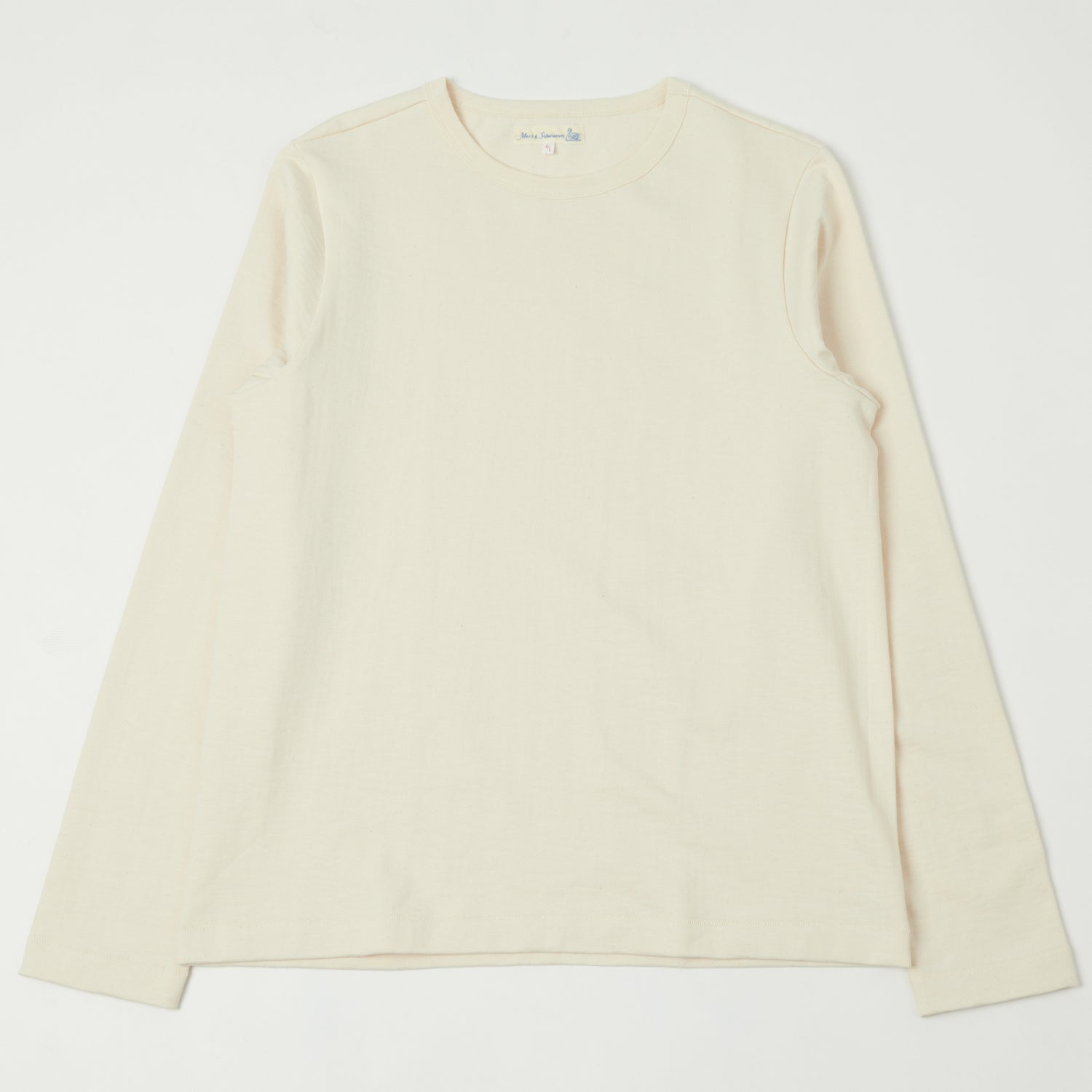 Merz b. Schwanen 2S18 Heavyweight Long Sleeve T-Shirt - Nature