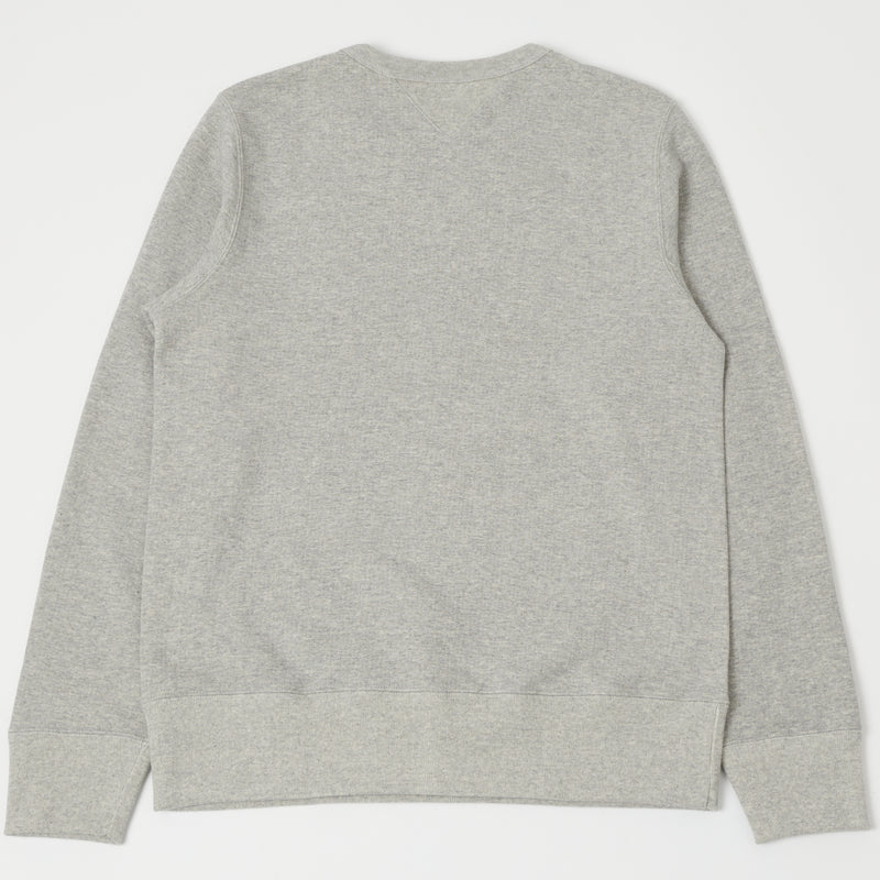 Merz b. Schwanen 344 Eskimo Print Sweatshirt - Grey Melange