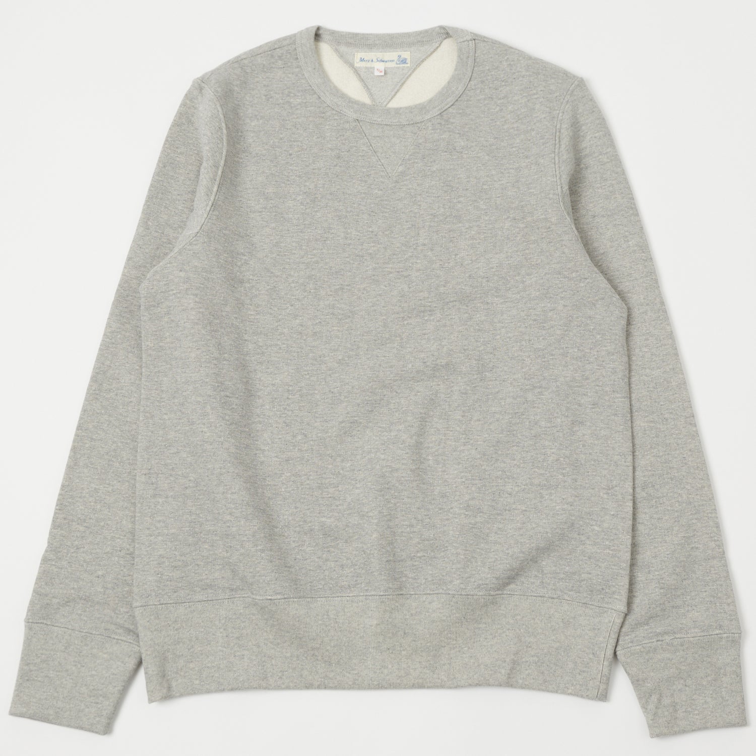 Merz b. Schwanen 346 Classic Sweatshirt - Grey Melange