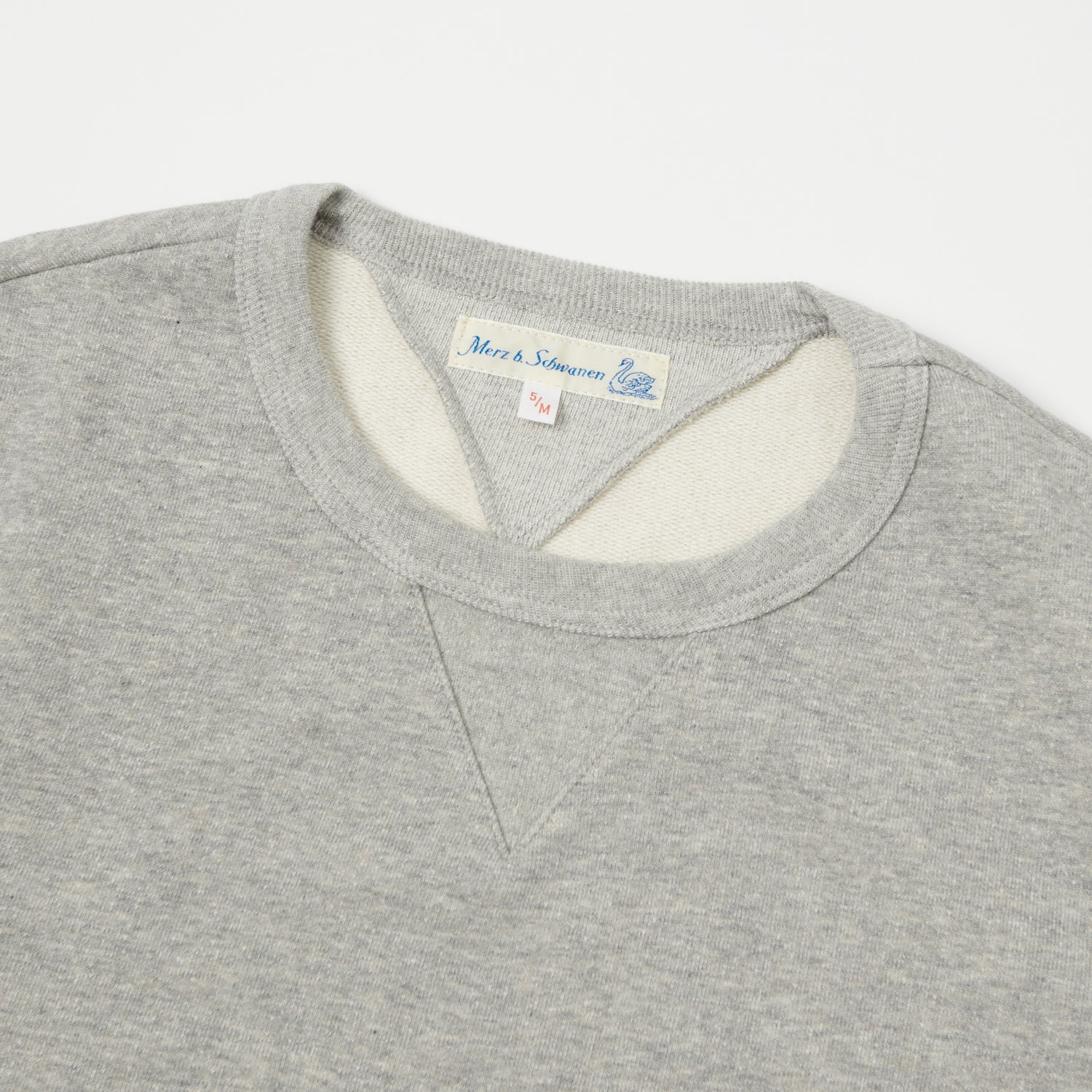 Merz b. Schwanen 346 Classic Sweatshirt - Grey Melange