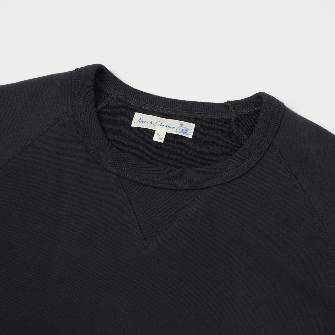 Merz b. Schwanen 349 Raglan Sleeve Sweatshirt - Charcoal