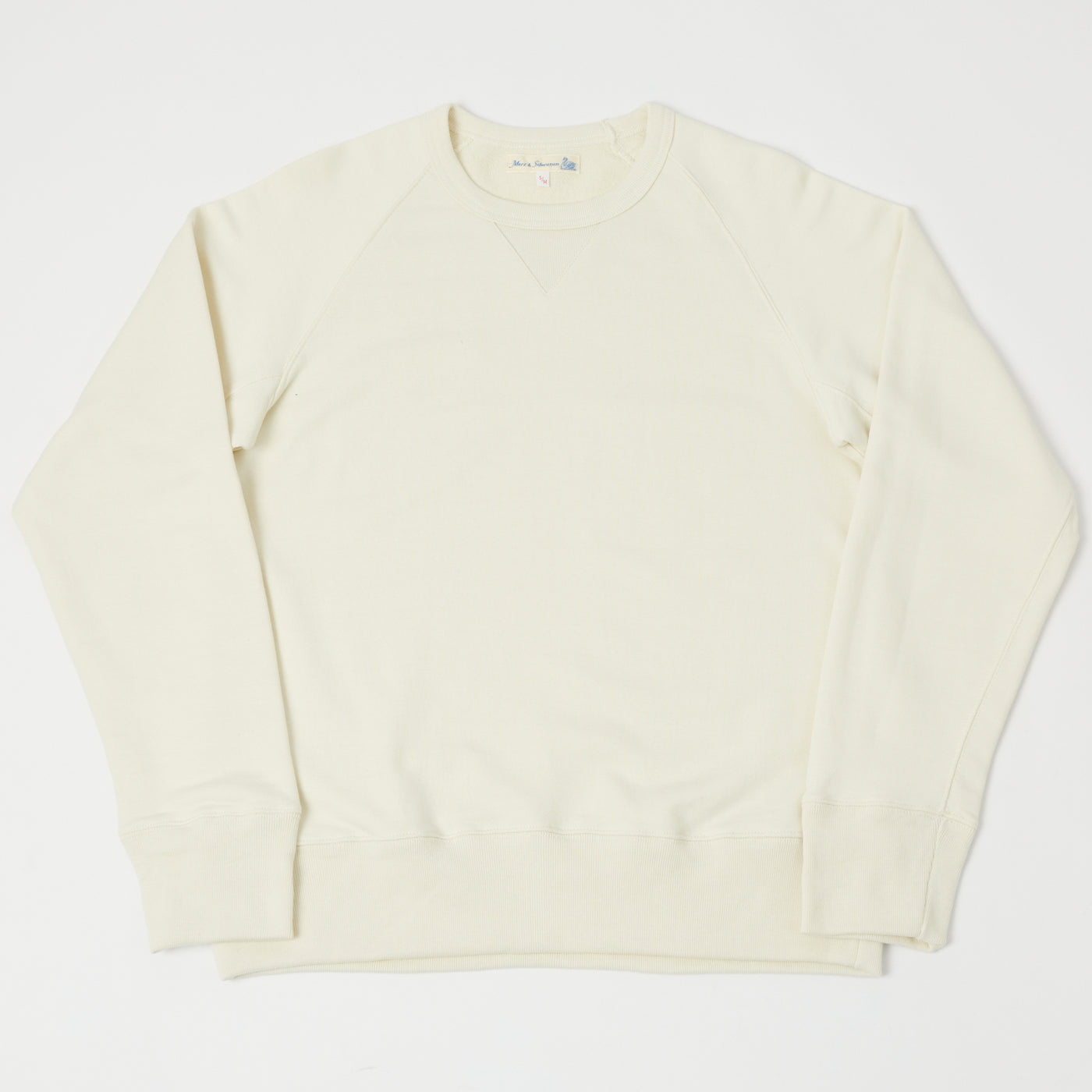 Merz b. Schwanen 349 Raglan Sleeve Sweatshirt - Oat