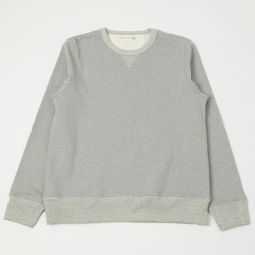 Merz b. Schwanen 3S48 Heavyweight Sweatshirt - Grey Melange