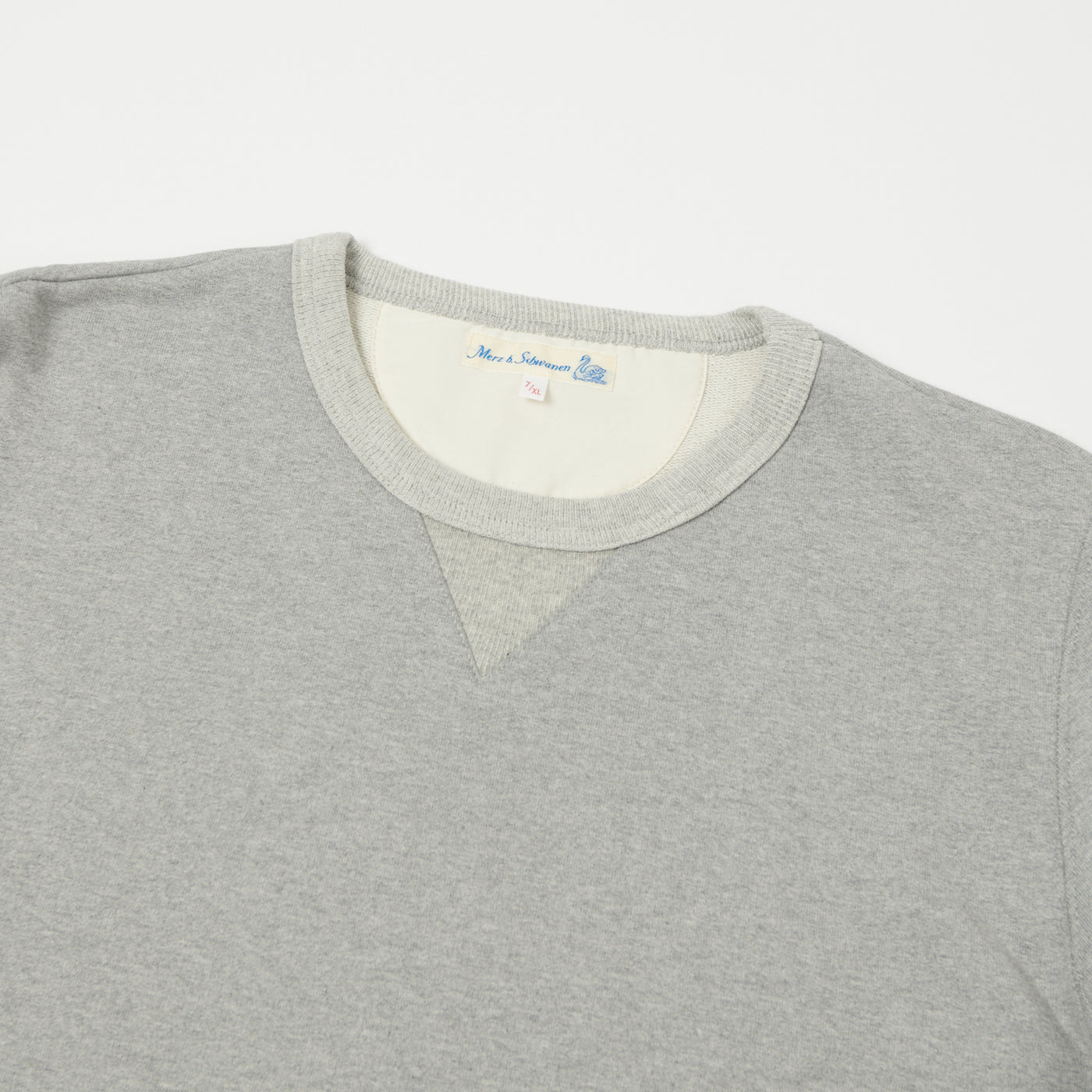 Merz b. Schwanen 3S48 Heavyweight Sweatshirt - Grey Melange