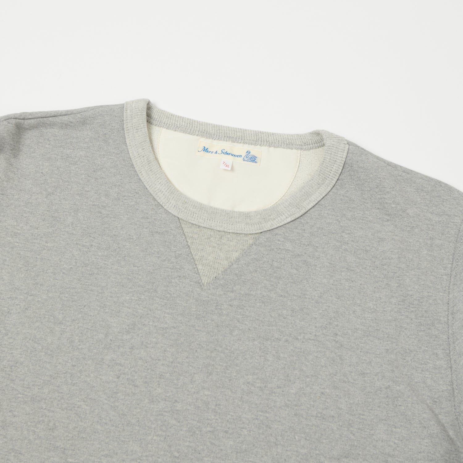 Merz b. Schwanen 3S48 Heavyweight Sweatshirt - Grey Melange