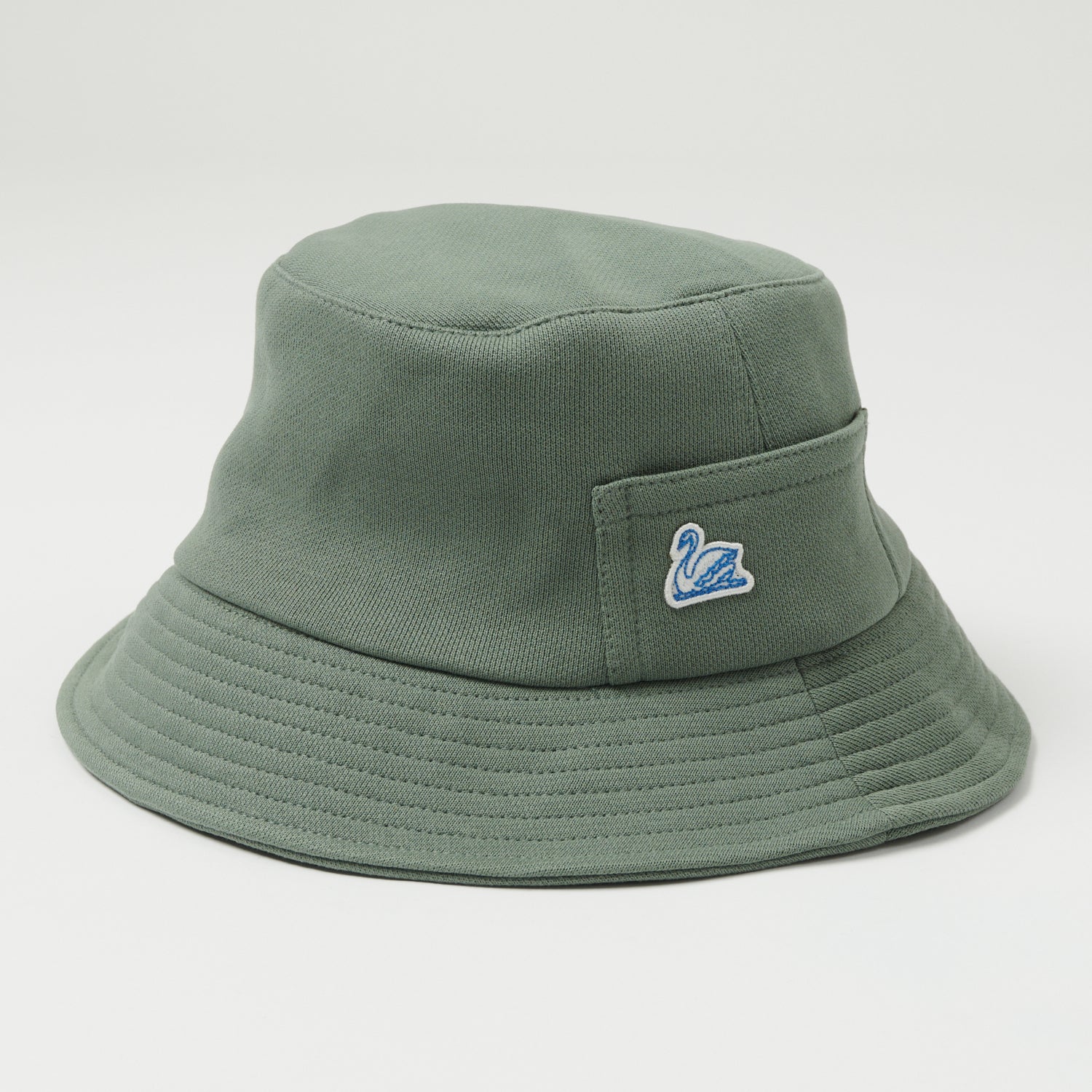 Merz b. Schwanen 'Good Basics' Bucket Hat - Green Stone