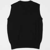 Merz b. Schwanen CCVE02 Knit Vest - Deep Black