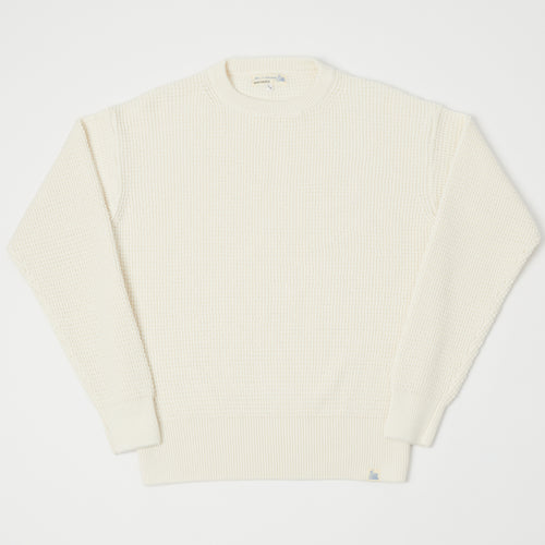 Merz b. Schwanen 'Good Basics' Waffle Knit Pullover - Nature