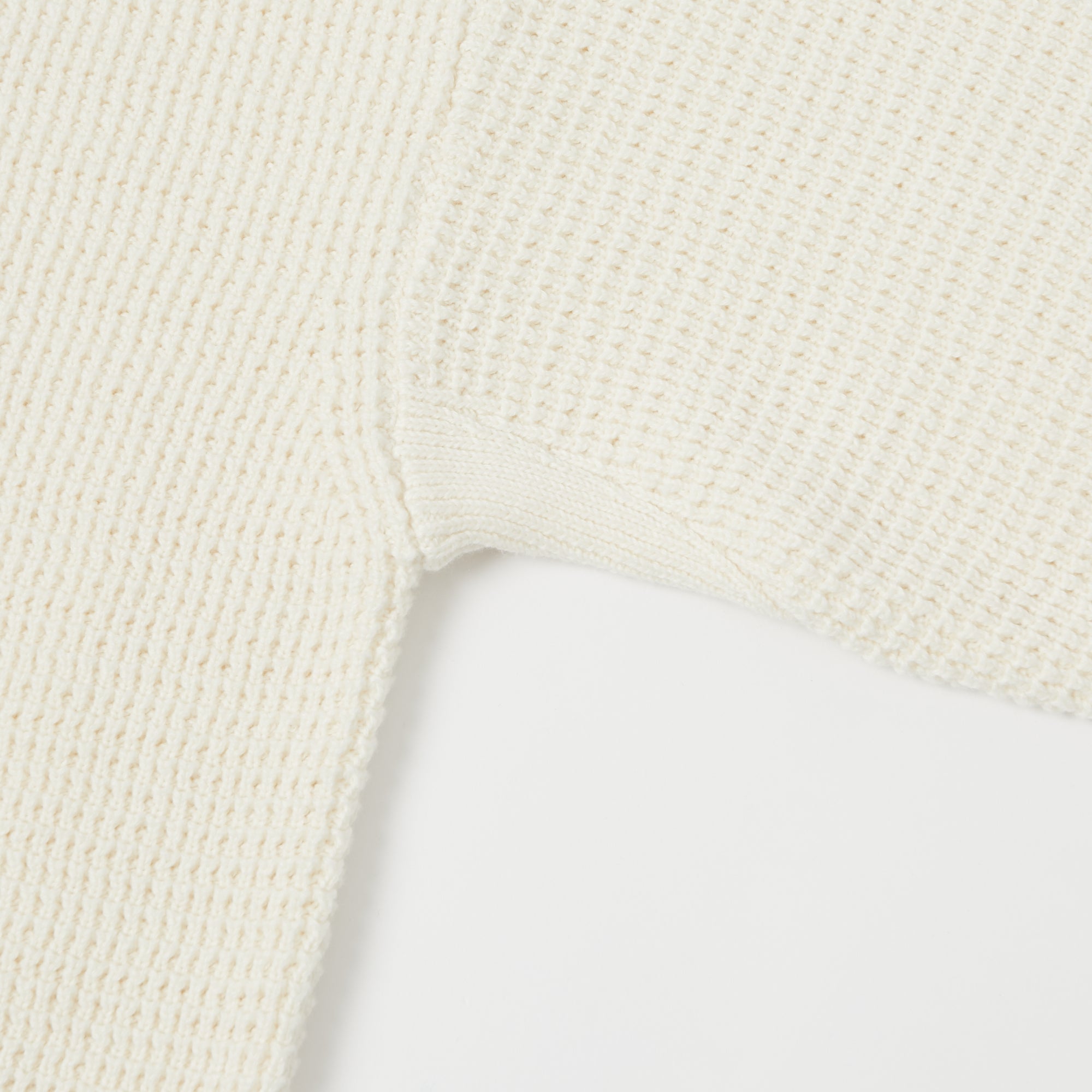 Merz b. Schwanen 'Good Basics' Waffle Knit Pullover - Nature