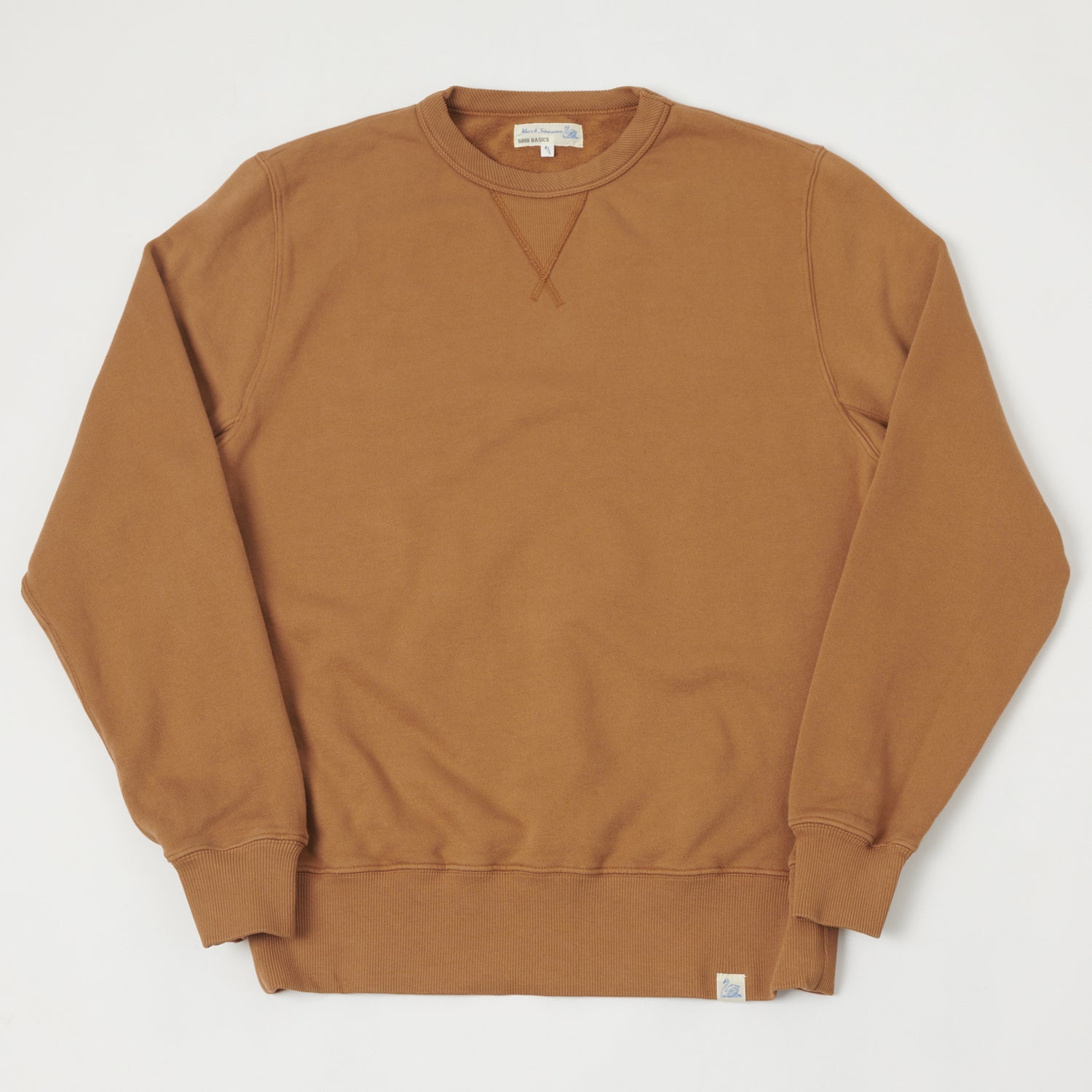 Merz b. Schwanen 'Good Basics' Athletic Sweatshirt - Amber