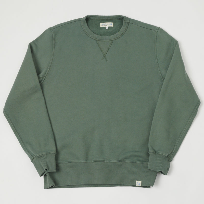 Merz b. Schwanen CSW28 Athletic Sweatshirt - Green Stone