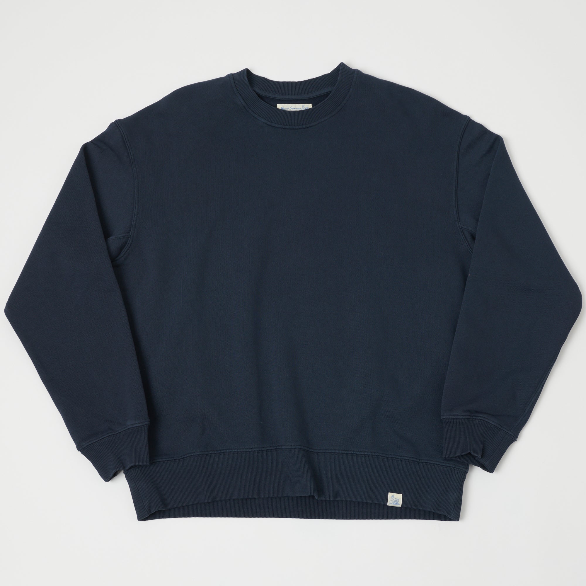 Merz b. Schwanen ''Good Basics' Oversized Sweatshirt - Denim Blue