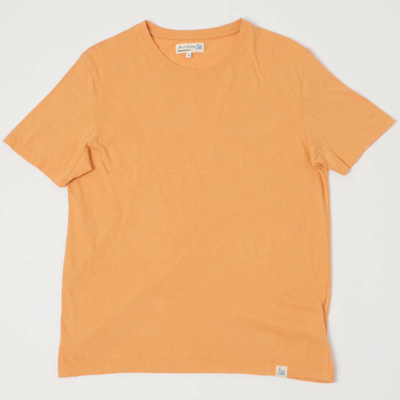 Merz b. Schwanen 'Good Basics' Vintage Wash T-Shirt - Ginger