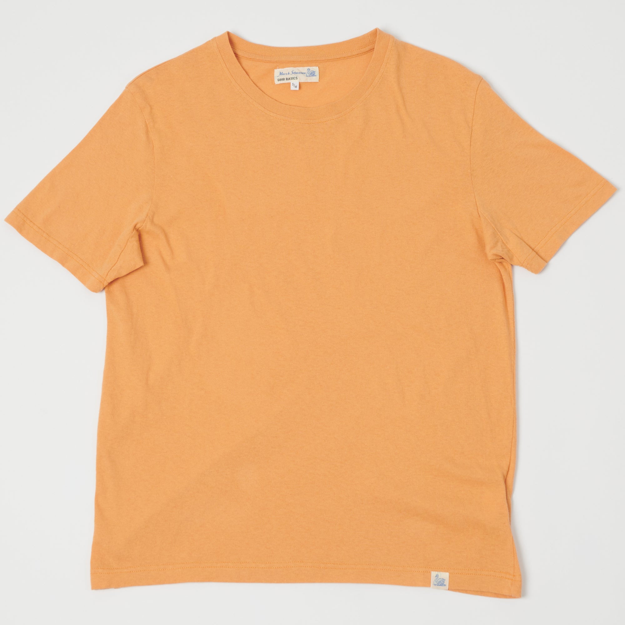 Merz b. Schwanen 'Good Basics' Vintage Wash T-Shirt - Ginger
