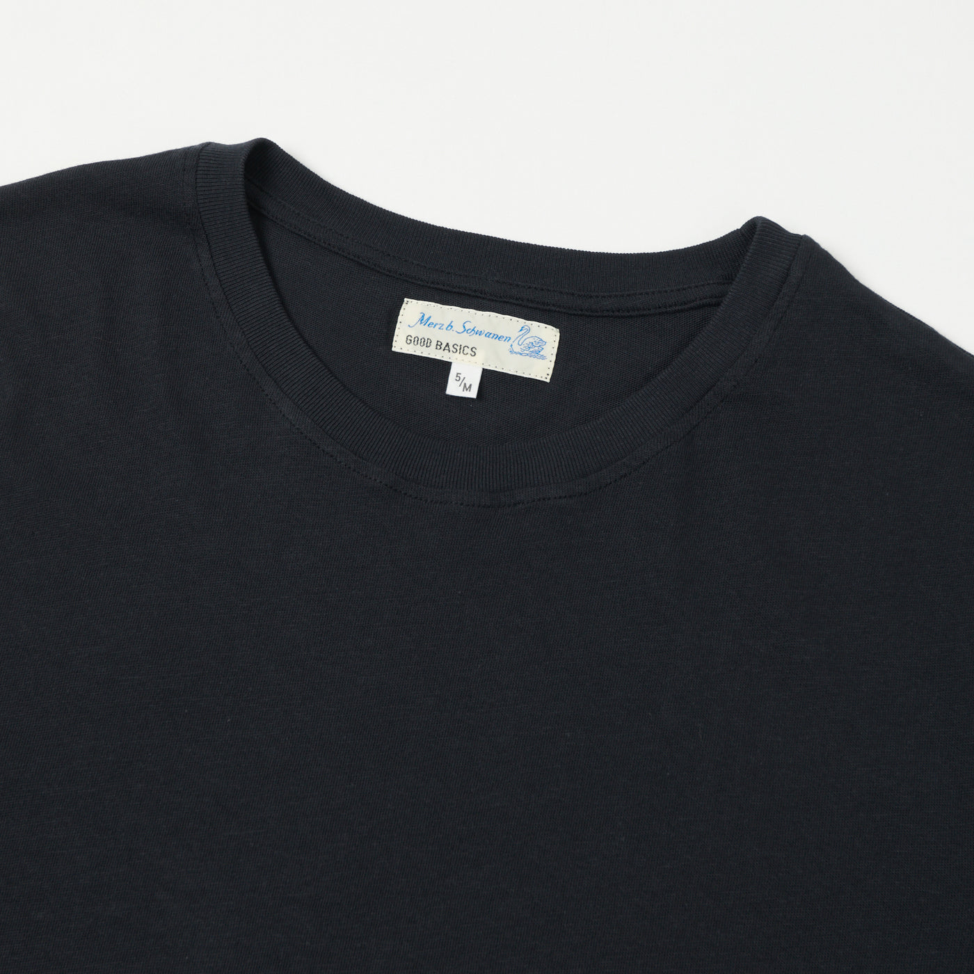 Merz b. Schwanen 'Good Basics' Vintage Wash T-Shirt - Charcoal