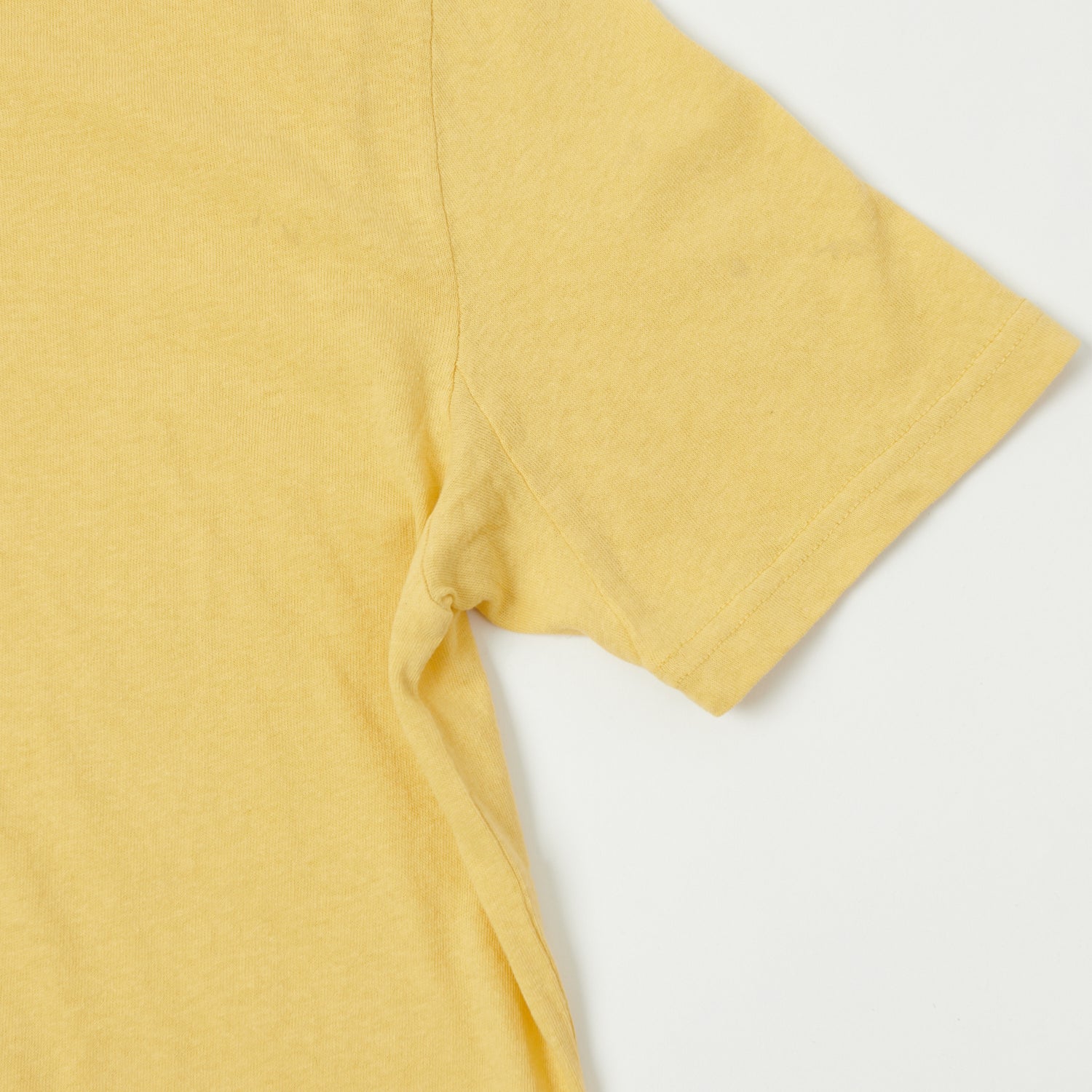 Merz b. Schwanen 'Good Basics' Vintage Wash T-Shirt - Sunshine