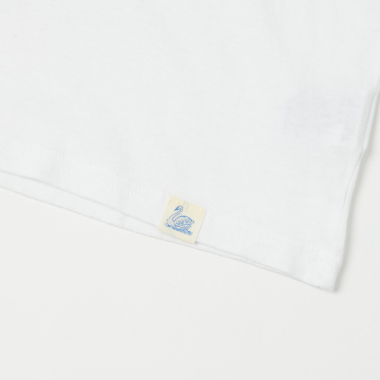 Merz b. Schwanen 'Good Basics' Vintage Wash T-Shirt - White
