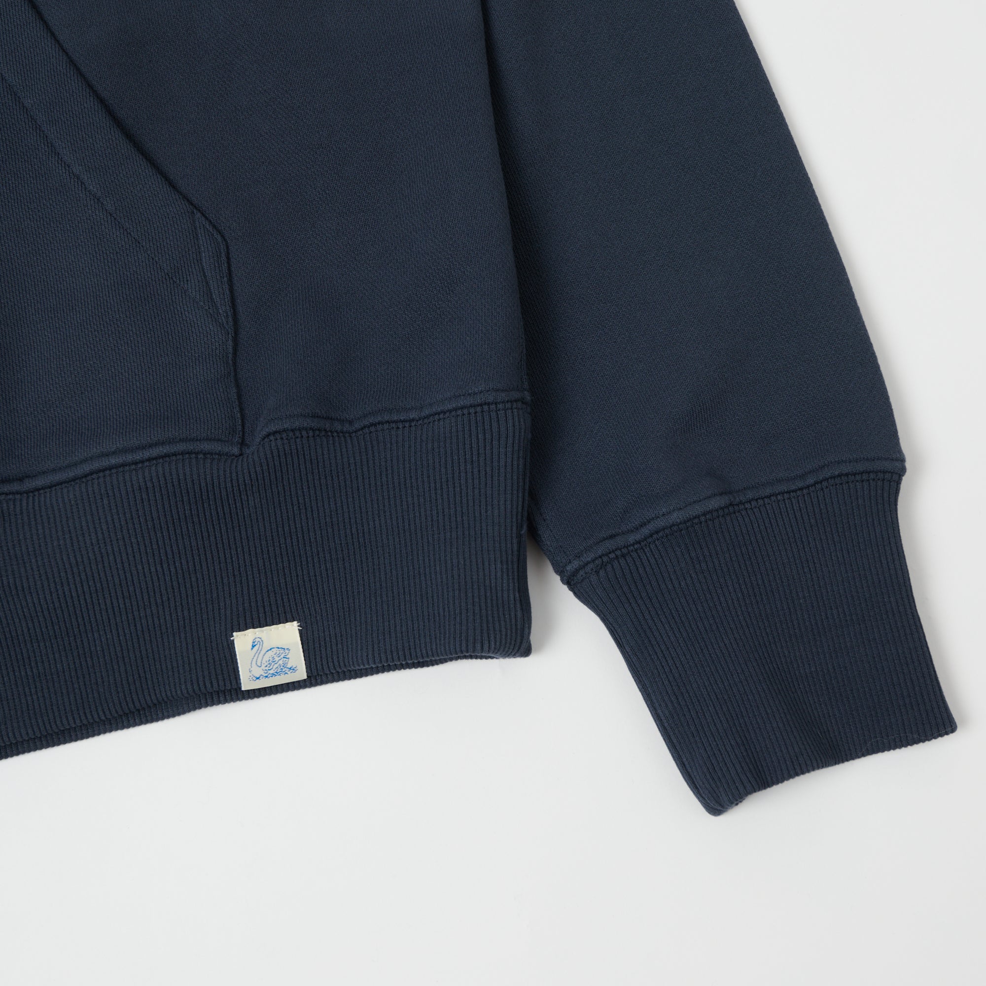 Merz b. Schwanen 'Good Basics' Full Zip Hoodie - Denim Blue