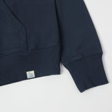 Merz b. Schwanen HDJKT02 Hooded Zip Sweatshirt - Denim Blue