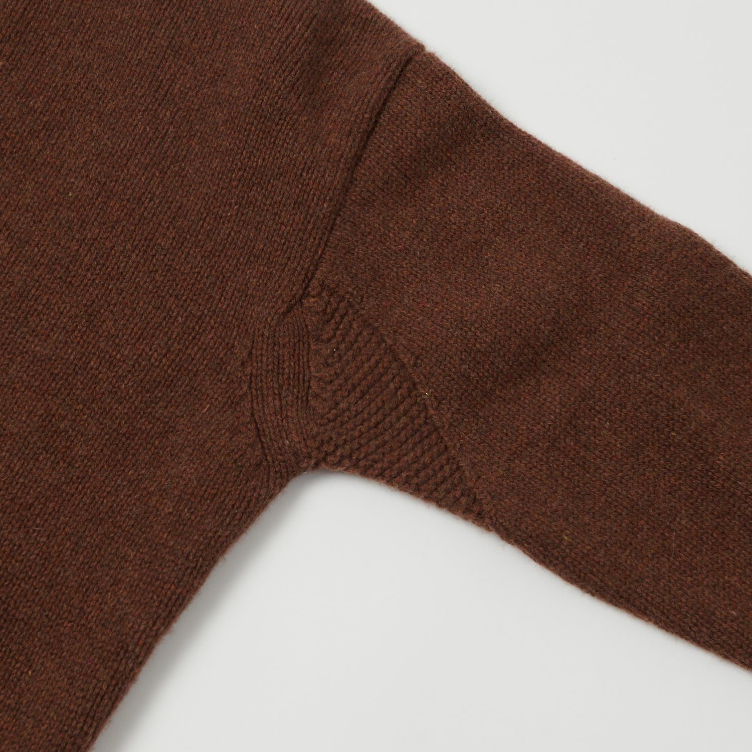 Merz b. Schwanen 'Good Basics' Wool Cashmere Knit Pullover - Chestnut
