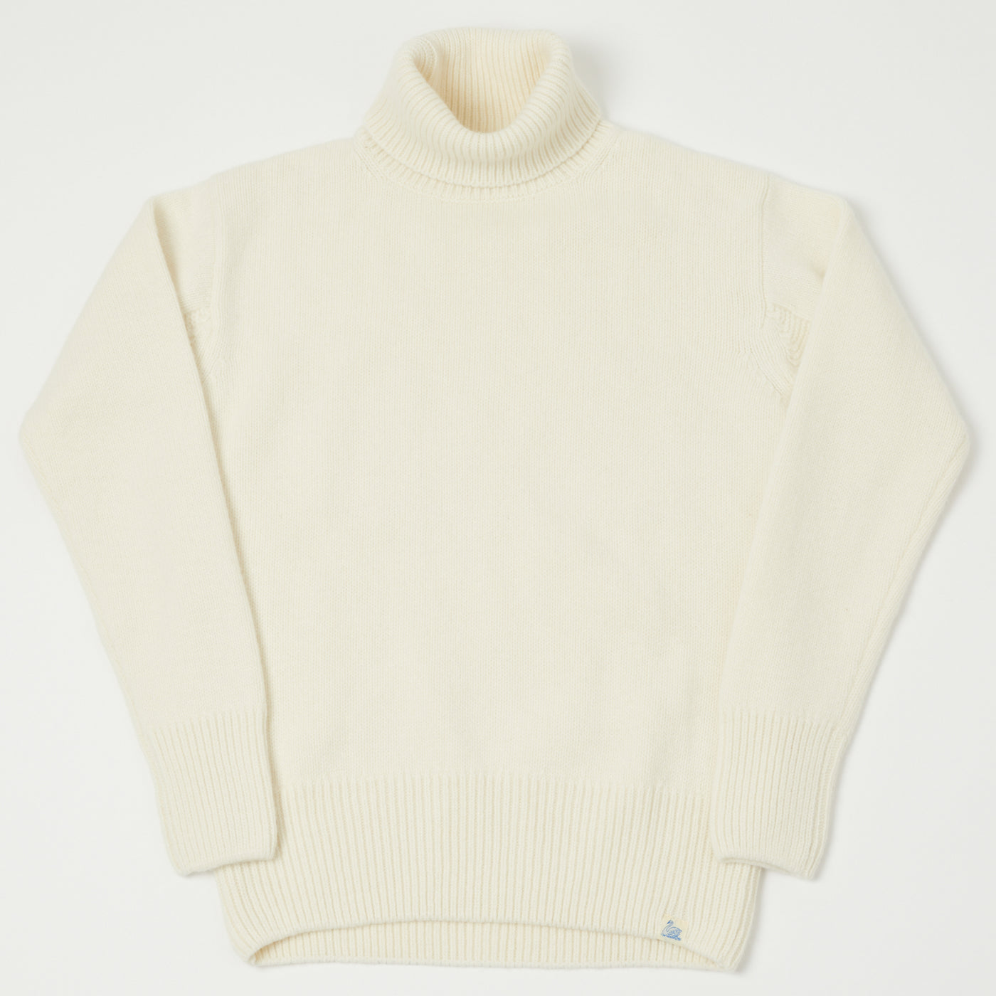 Merz b. Schwanen 'Good Basics' Wool Cashmere Knit Turtleneck - Nature