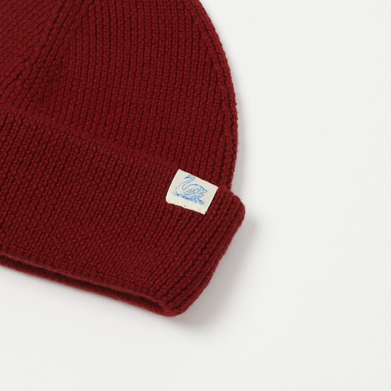 Merz b. Schwanen 'Good Basics' Classic Wool Beanie - Chilli